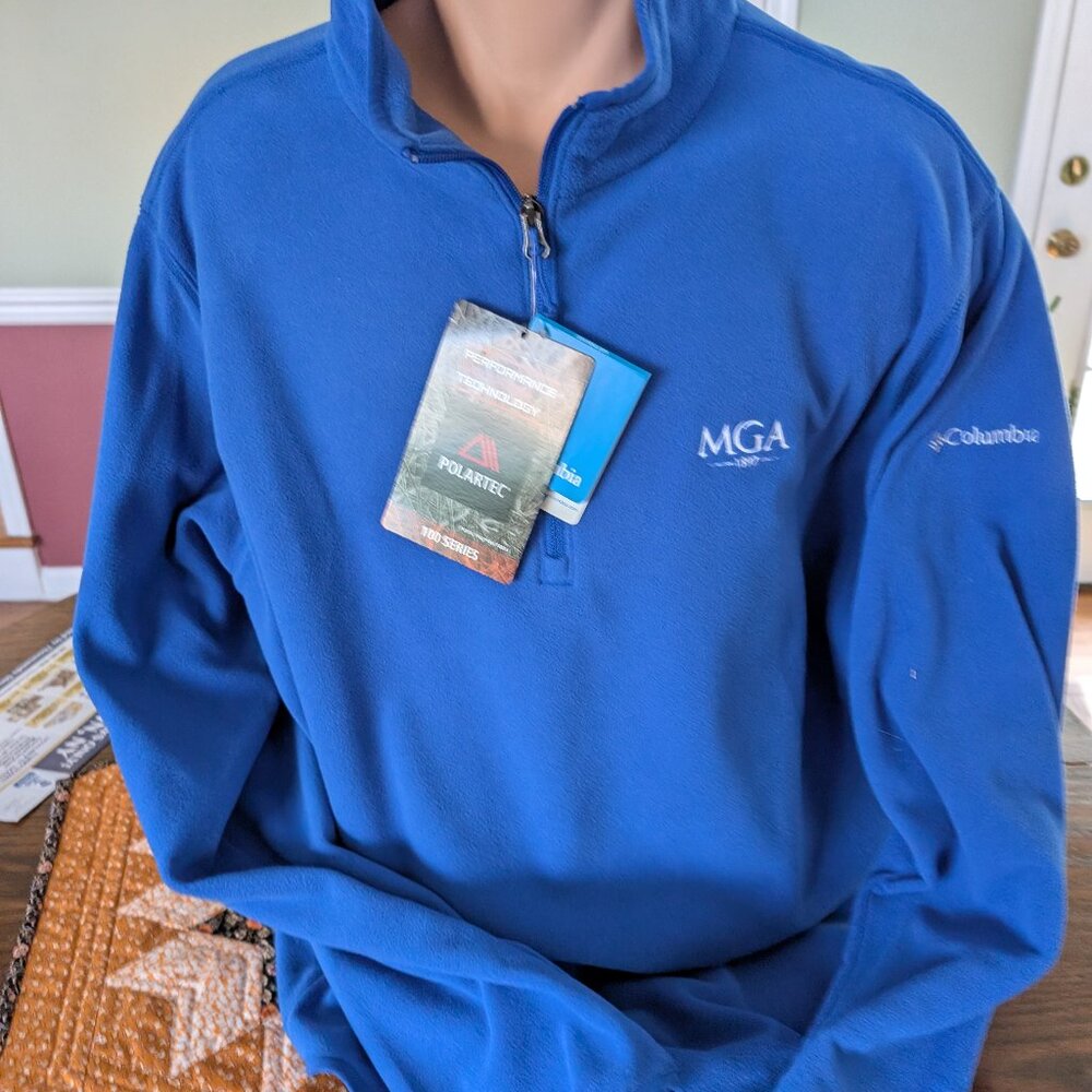New Columbia Men's Half Zip Fleece Pullover